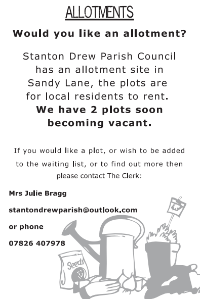 Allotments available.